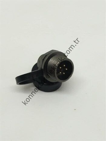 WEIPU ST1212/P5 5 Pin IP67 Metal Kasa Panel Tipi Erkek Su Geçirmez Konnektör