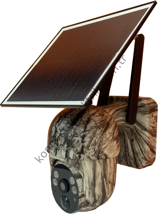 EXPOTECH EX-US22ST-4GKM 3 Megapiksel 4G Kamufle IP PT Kamera