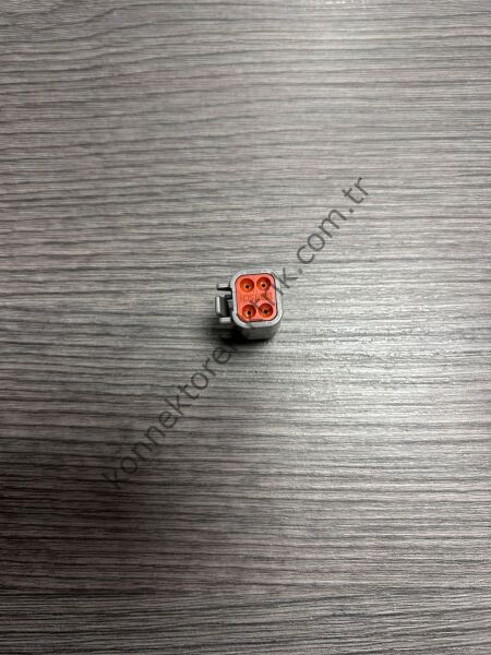 TE CONNECTIVITY DTM06-4S 4 Pin Dişi Kontaklı Kablo Tipi Deutsch Konnektör