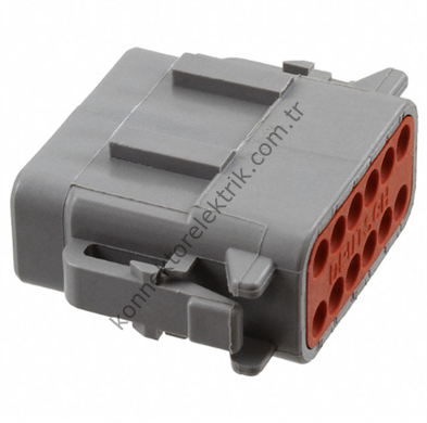 TE CONNECTIVITY DTM06-12S 12 Pin Dişi Kontaklı Kablo Tipi Deutsch Konnektör