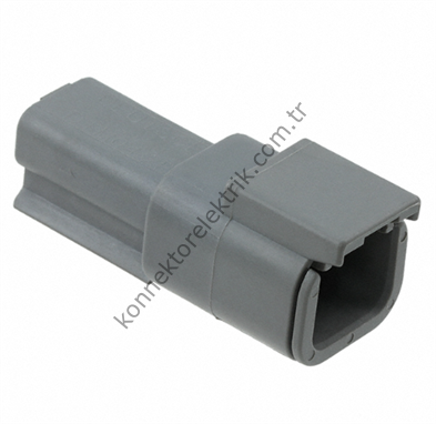 TE CONNECTIVITY DTM04-2P 2 Pin Erkek Kontaklı Kablo Tipi Deutsch Konnektör