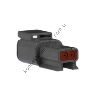 TE CONNECTIVITY DTM04-2P 2 Pin Erkek Kontaklı Kablo Tipi Deutsch Konnektör