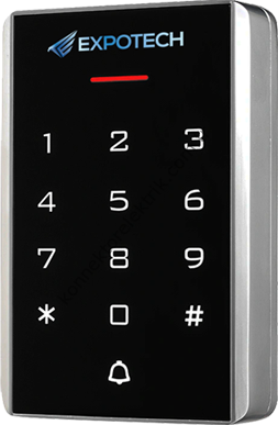 EXPOTECH EX-5715STN Standalone Kartlı ve Şifreli Geçiş Okuyucu/Şifrematik