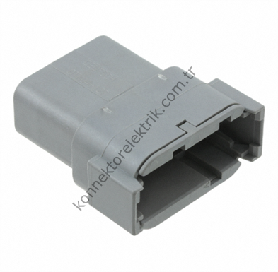 TE CONNECTIVITY DTM04-12P 12 Pin Erkek Kontaklı Kablo Tipi Deutsch Konnektör