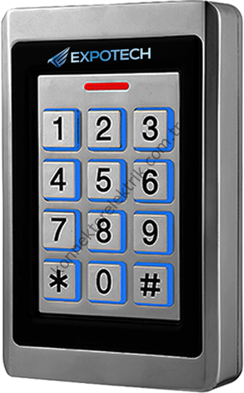 EXPOTECH EX-5710STN Standalone Kartlı ve Şifreli Geçiş Okuyucu/Şifrematik