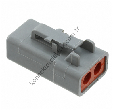 TE CONNECTIVITY DTP06-2S 2 Pin Dişi Kontaklı Kablo Tipi Deutsch Konnektör