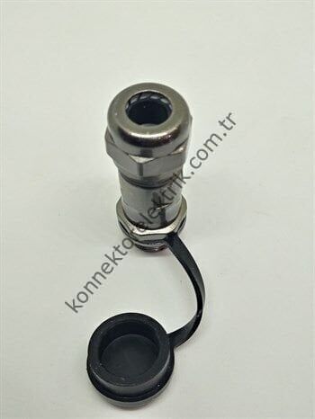 WEIPU ST1211/P7 7 Pin IP67 Metal Kasa Karşıt Kablo Tipi Erkek Su Geçirmez Konnektör