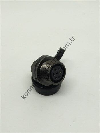 WEIPU ST1212/S7 7 Pin IP67 Metal Kasa Panel Tipi Dişi Su Geçirmez Konnektör