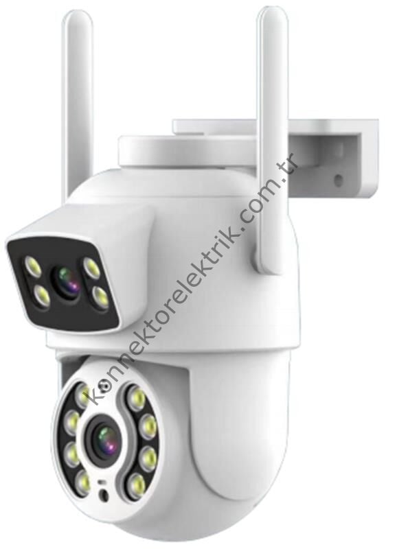 EXPOTECH EX-PT8010W 2 Megapiksel Çift Lens Wifi Akıllı Kamera