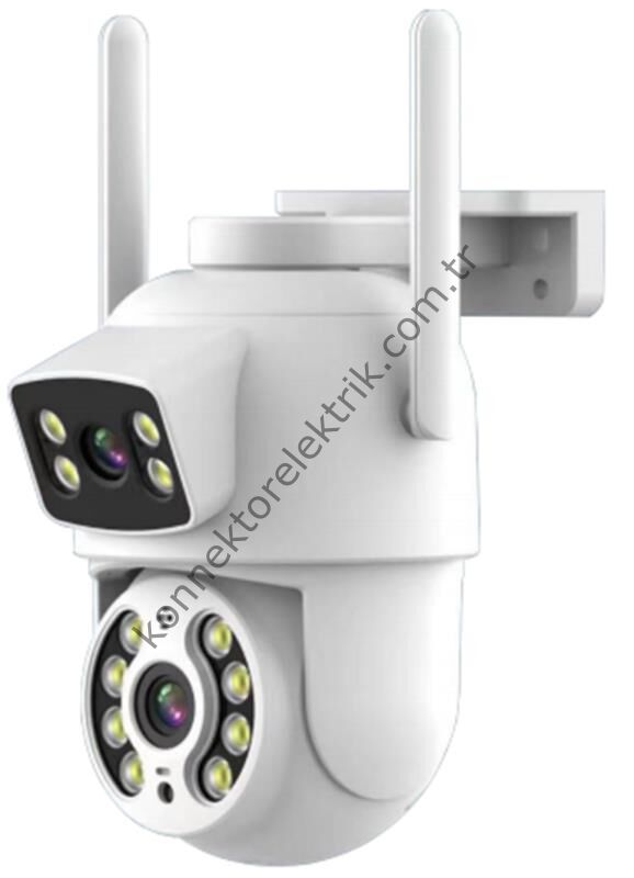 EXPOTECH EX-PT8010W 2 Megapiksel Çift Lens Wifi Akıllı Kamera