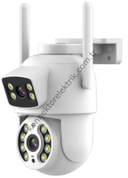 EXPOTECH EX-PT8010W 2 Megapiksel Çift Lens Wifi Akıllı Kamera