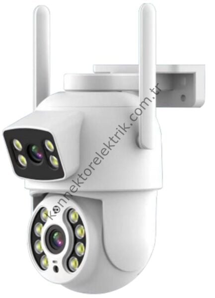 EXPOTECH EX-PT8010W 2 Megapiksel Çift Lens Wifi Akıllı Kamera
