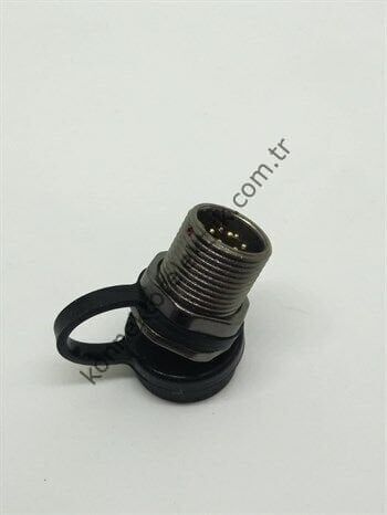 WEIPU ST1213/P7 7 Pin IP67 Metal Kasa Panel Tipi Erkek Su Geçirmez Konnektör