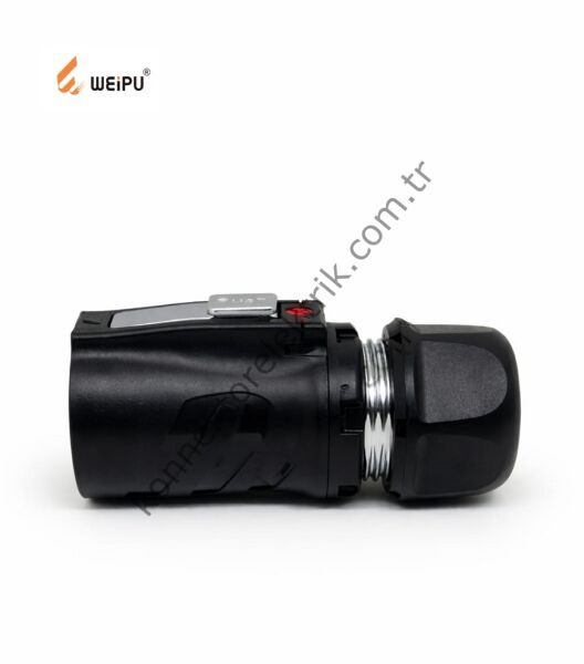 WEIPU WK20J5TE1 5 Pin IP67 Plastik Kasa Kablo Tipi Erkek Su Geçirmez Konnektör