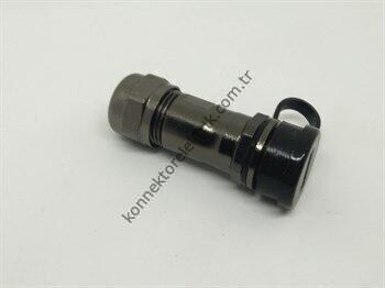 WEIPU ST1211/P9 9 Pin IP67 Metal Kasa Karşıt Kablo Tipi Erkek Su Geçirmez Konnektör