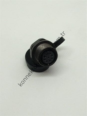 WEIPU ST1212/S9 9 Pin IP67 Metal Kasa Panel Tipi Dişi Su Geçirmez Konnektör