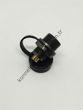 WEIPU ST1212/P9 9 Pin IP67 Metal Kasa Panel Tipi Erkek Su Geçirmez Konnektör