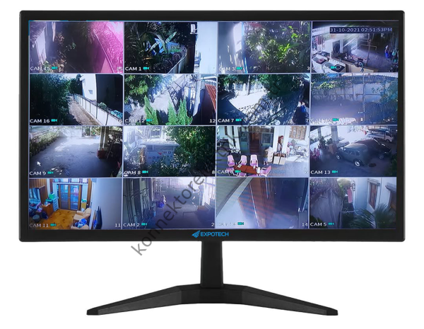 EXPOTECH EXM-215HVS 21.5 inç Full HD 1080P Multimedya Destekli Monitör