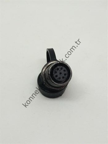 WEIPU ST1213/S9 9 Pin IP67 Metal Kasa Panel Tipi Dişi Su Geçirmez Konnektör