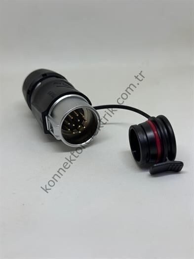 WK20J12ZE1 IP68 Karşıt Kablo Tipi Erkek Konnektör