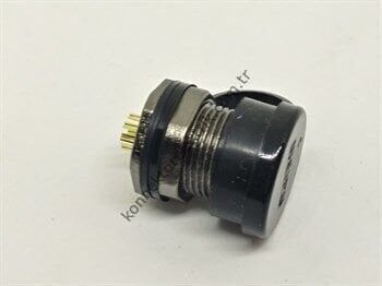 WEIPU ST1213/P9 9 Pin IP67 Metal Kasa Panel Tipi Erkek Su Geçirmez Konnektör