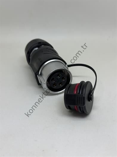 WK20K5ZE1 IP68 Karşıt Kablo Tipi Dişi Konnektör