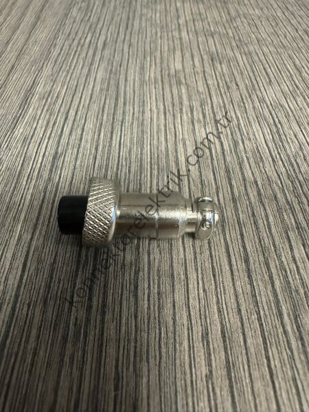 HZ CONNECTORS 12M-5A 5 Pinli Metal Kasa Düz Kablo Tipi Dişi Konnektör