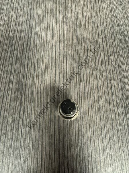 HZ CONNECTORS GX12 12M-2A 2 Pin Metal Kasa Kablo Tipi Dişi Mike (Mayk) Konnektör
