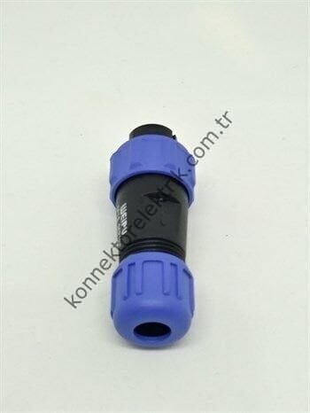 WEIPU SP1310/S3 3 Pin IP68 Plastik Kasa Kablo Tipi Dişi Su Geçirmez Konnektör