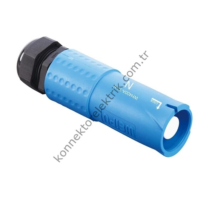 WEIPU WH400A-TJ-N-120 1 Pin IP67 400A Kablo Tipi Erkek Powerlock Su Geçirmez Konnektör