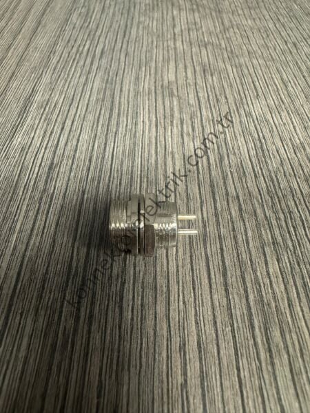 HZ CONNECTORS GX12 12M-2B 2 Pin Metal Kasa Panel Tipi Erkek Mike (Mayk) Konnektör