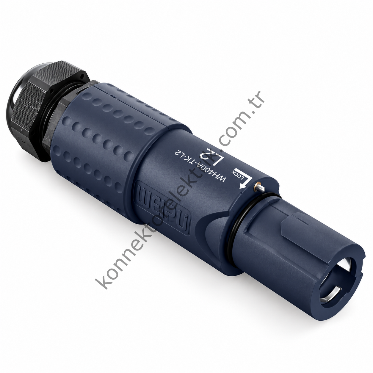 WEIPU WH400A-TK-L2-120 1 Pin IP67 400A Kablo Tipi Dişi Powerlock Su Geçirmez Konnektör
