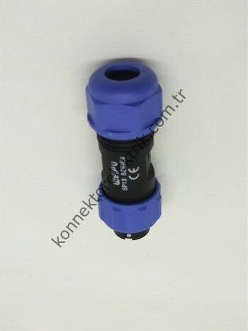 WEIPU SP1310/S4 4 Pin IP68 Plastik Kasa Kablo Tipi Dişi Su Geçirmez Konnektör
