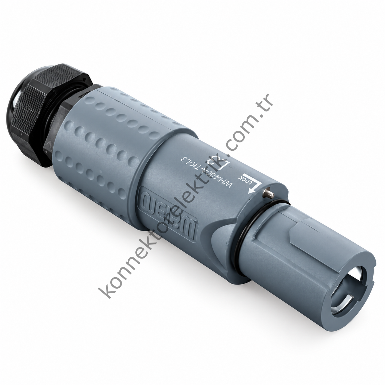 WEIPU WH400A-TK-L3-120 1 Pin IP67 400A Kablo Tipi Dişi Powerlock Su Geçirmez Konnektör