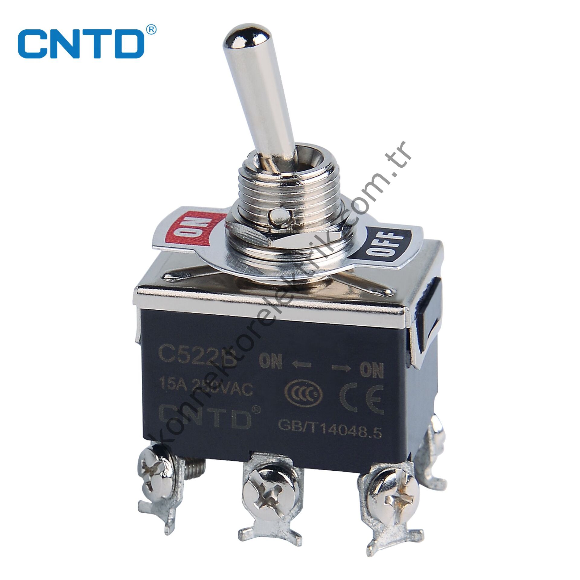 CNTD C522B Serisi 15Amper Toggle Switch