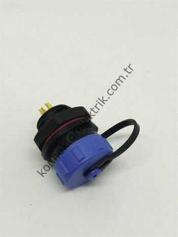 WEIPU SP1312/S4 4 Pin IP68 Plastik Kasa Panel Tipi Dişi Su Geçirmez Konnektör