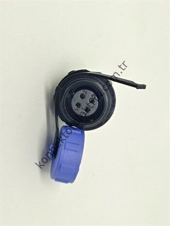 WEIPU SP1312/S4 4 Pin IP68 Plastik Kasa Panel Tipi Dişi Su Geçirmez Konnektör