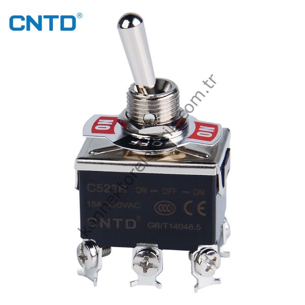 CNTD C523B Serisi 15Amper Toggle Switch