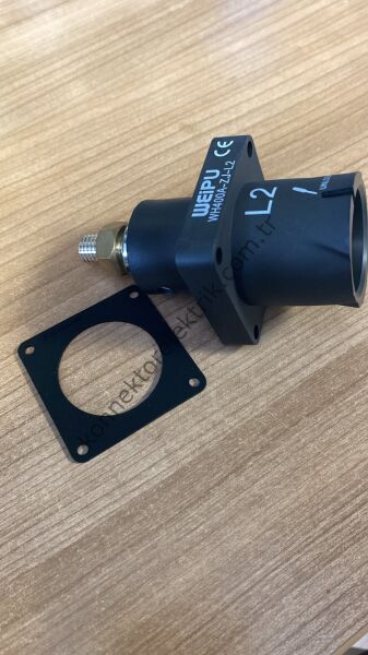 WEIPU WH400A-ZJ-L2-M12 1 Pin IP67 400A Panel Tipi Erkek Powerlock Su Geçirmez Konnektörü