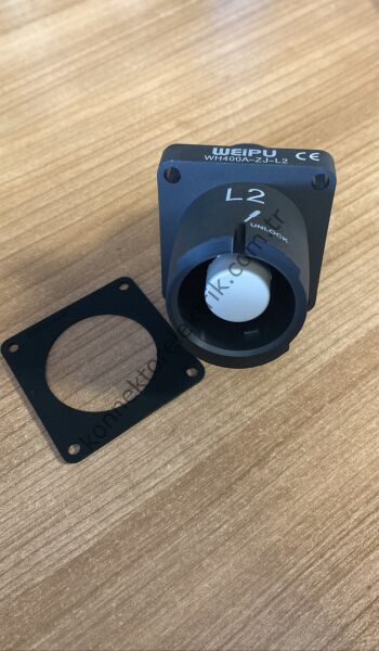 WEIPU WH400A-ZJ-L2-M12 1 Pin IP67 400A Panel Tipi Erkek Powerlock Su Geçirmez Konnektörü