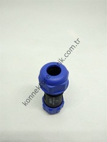 WEIPU SP1310/S5 5 Pin IP68 Plastik Kasa Kablo Tipi Dişi Su Geçirmez Konnektör