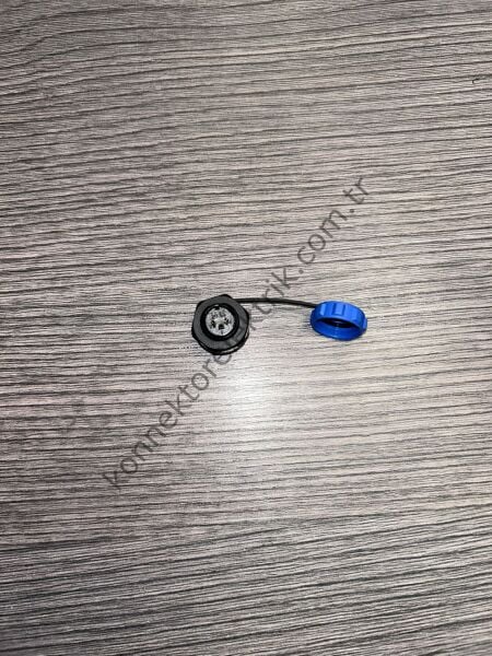 WEIPU SP1312/S5 5 Pin IP68 Plastik Kasa Panel Tipi Dişi Su Geçirmez Konnektör