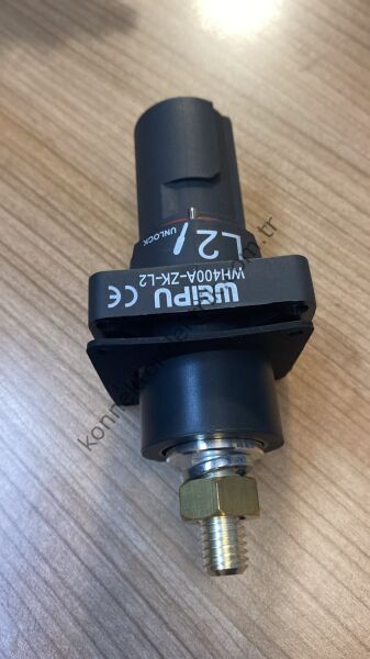 WEIPU WH400A-ZK-L2-M12 1 Pin IP67 400A Panel Tipi Dişi Powerlock Su Geçirmez Konnektör