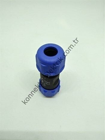 WEIPU SP1310/P6 6 Pin IP68 Plastik Kasa Kablo Tipi Erkek Su Geçirmez Konnektör
