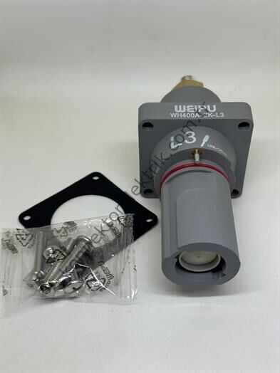 WH400A-ZK-L3-M12 Panel Tipi Dişi Konnektör