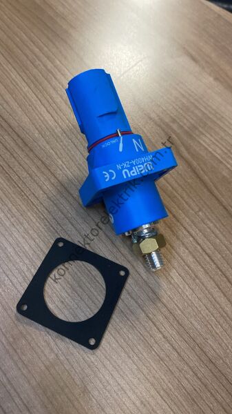 WEIPU WH400A-ZK-N-M12 1 Pin IP67 400A Panel Tipi Dişi Powerlock Su Geçirmez Konnektör