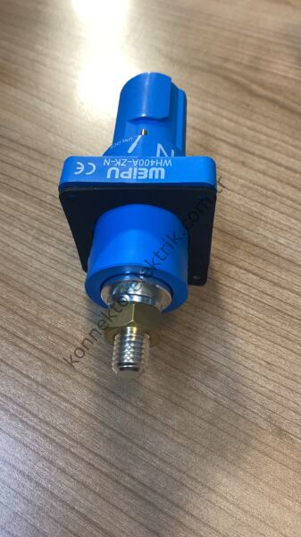 WEIPU WH400A-ZK-N-M12 1 Pin IP67 400A Panel Tipi Dişi Powerlock Su Geçirmez Konnektör