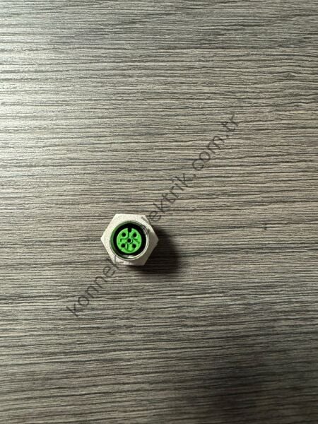 RENHOTEC M12 Arkadan Somunlu 5 Pin Metal Kasa Panel Tipi Dişi Endüstriyel Konnektör