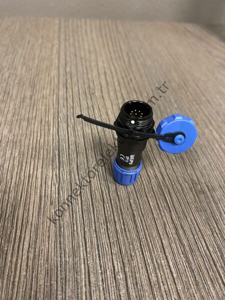 WEIPU SP1311/P9 9 Pin IP68 Plastik Kasa Karşıt Kablo Tipi Erkek Su Geçirmez Konnektör