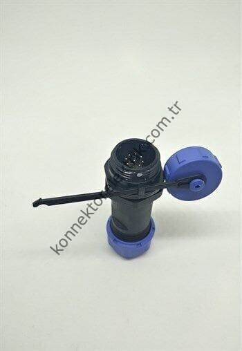 WEIPU SP1311/P9 9 Pin IP68 Plastik Kasa Karşıt Kablo Tipi Erkek Su Geçirmez Konnektör